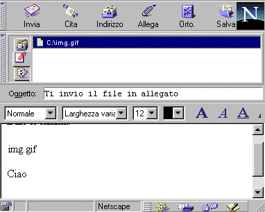 Scegliere il file