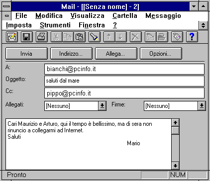 Configurazione mail explorer win 3x