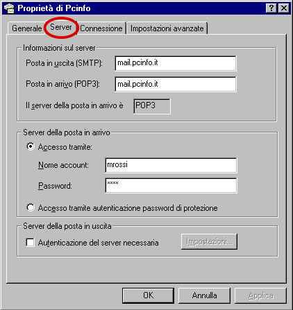 TIN proprieta' - Server