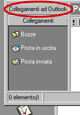 Collegamenti ad Outlook